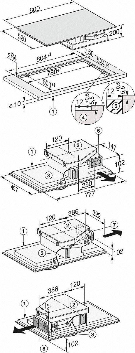 Bếp từ Miele KMDA 7774-1 FL