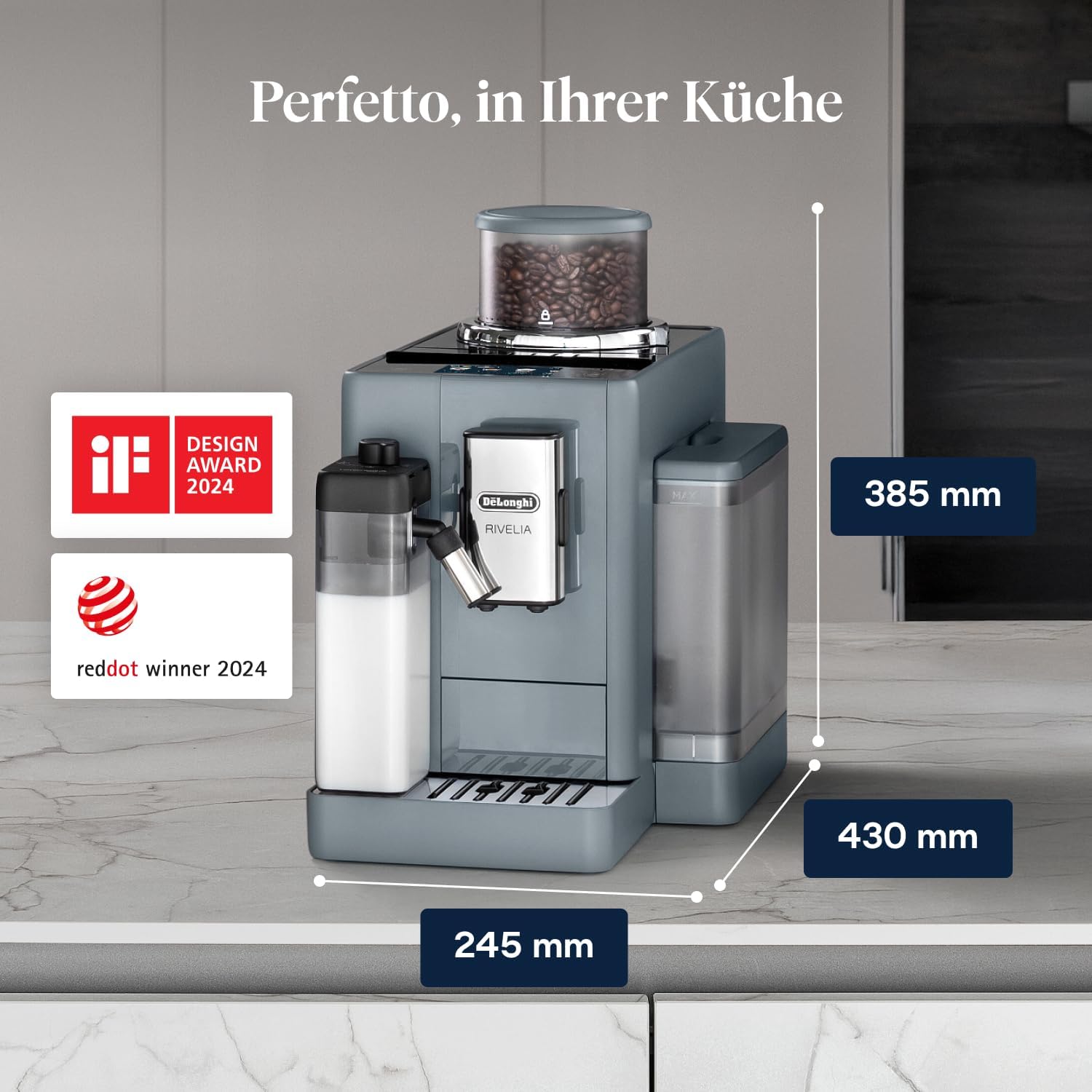 Máy pha cà phê tự động De'Longhi Rivelia EXAM440.55.G