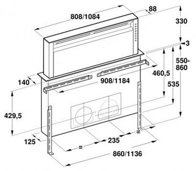 Máy hút mùi âm bàn Gaggenau AL400191 đẳng cấp cho không gian bếp