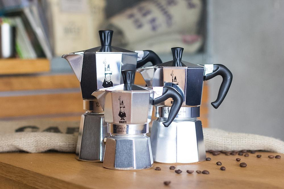 Ấm pha cà phê Bialetti Moka Express 2,3,4,6,9 Cups