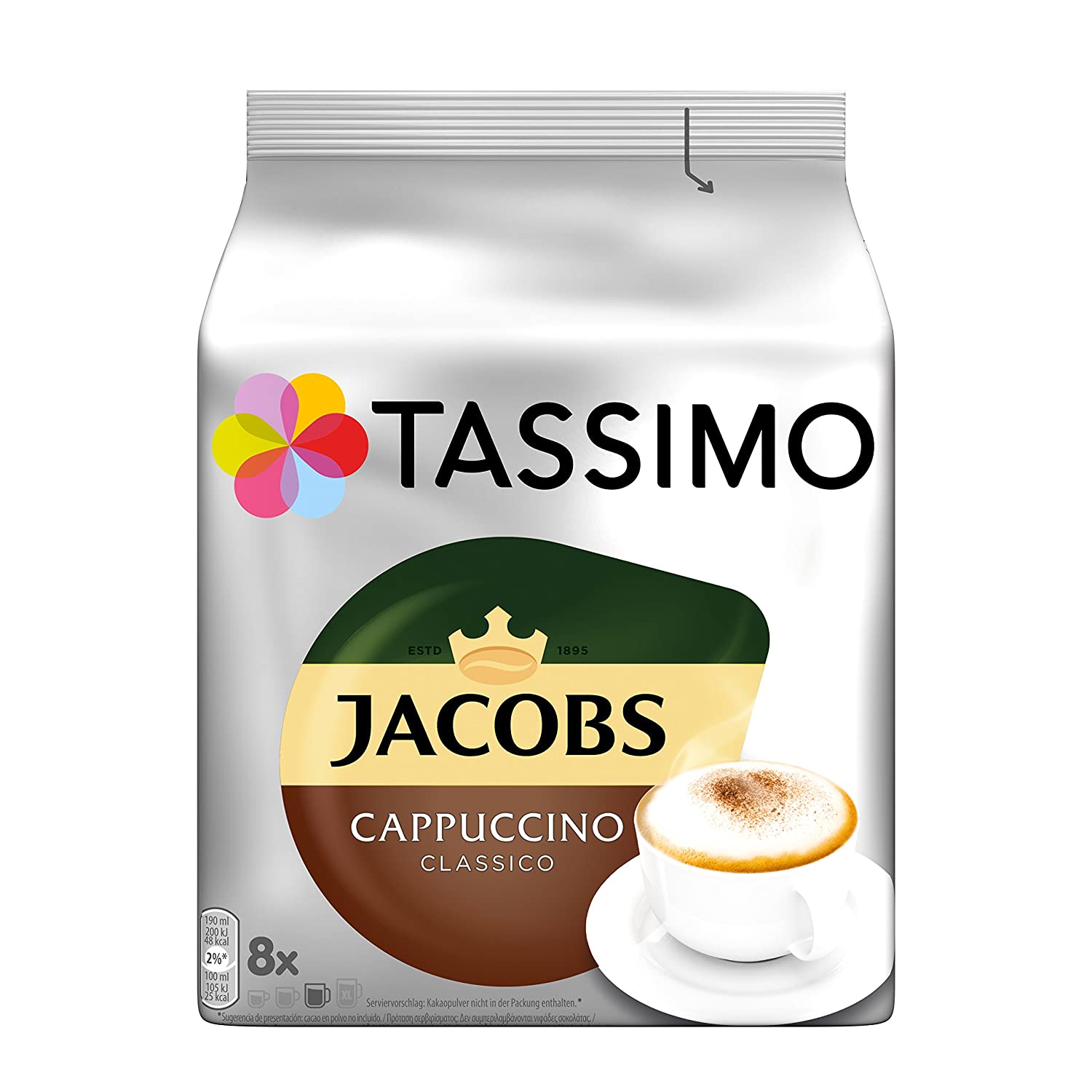 Cà phê Viên nén Tassimo Jacobs Cappuccino Classico