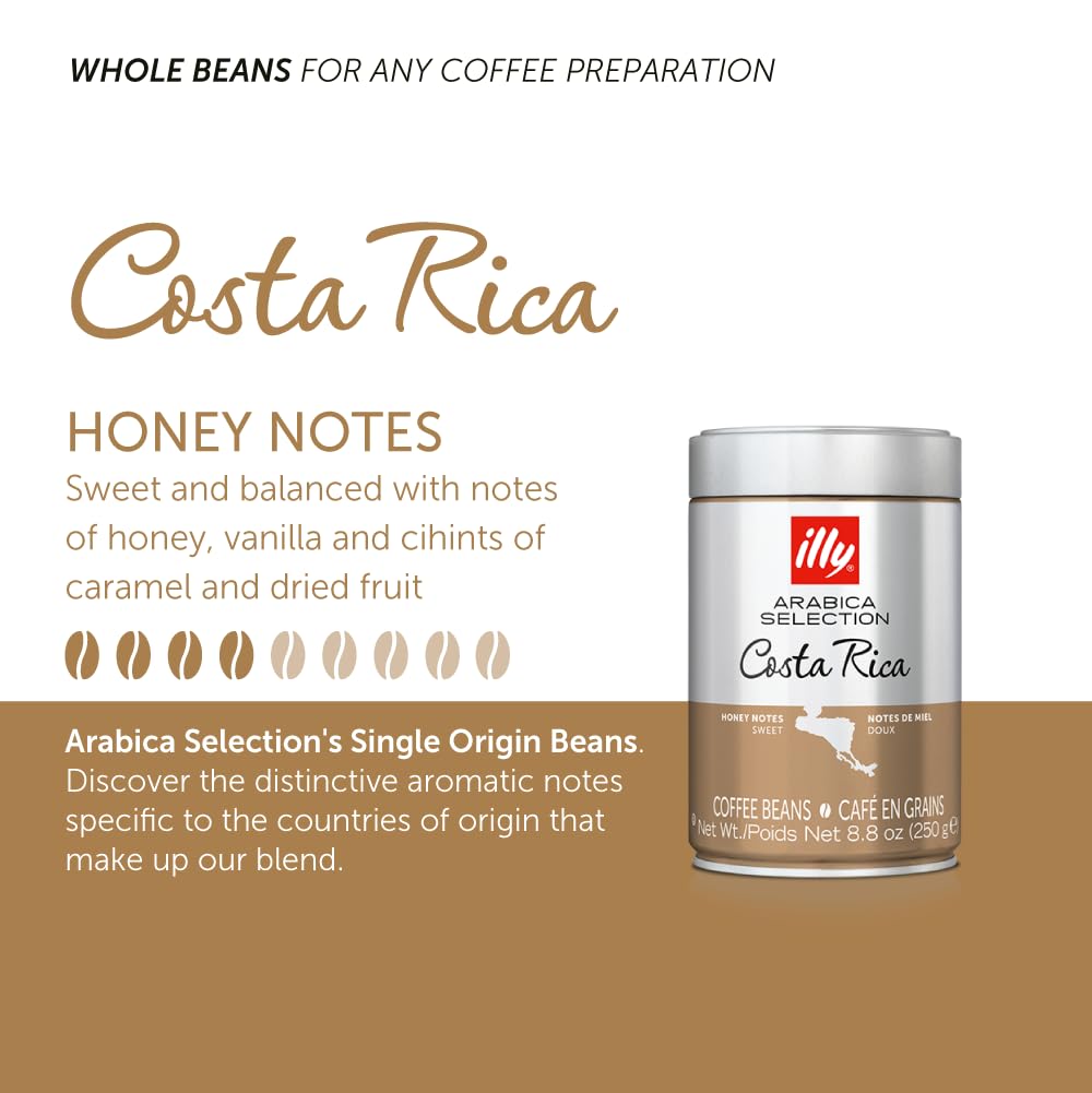 Cà phê hạt đã rang Illy Arabica Selection Costa Rica – 250g