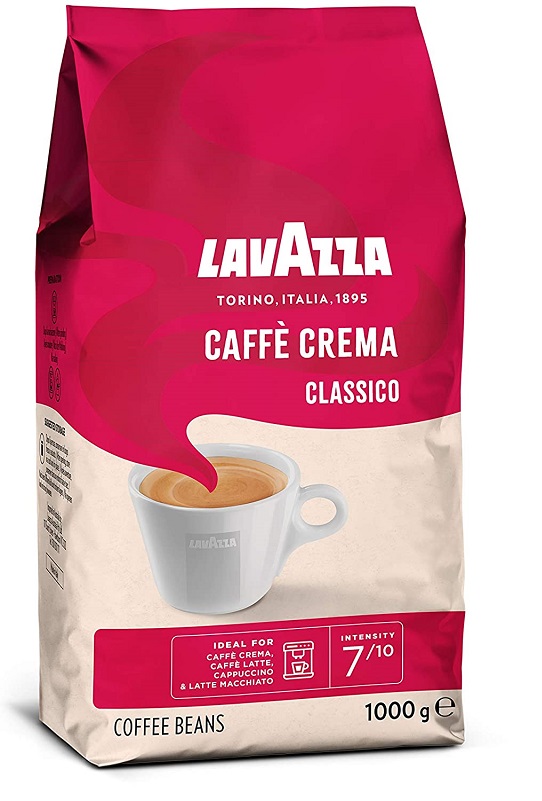 Cà phê hạt đã rang Lavazza Crema Classico 1000g