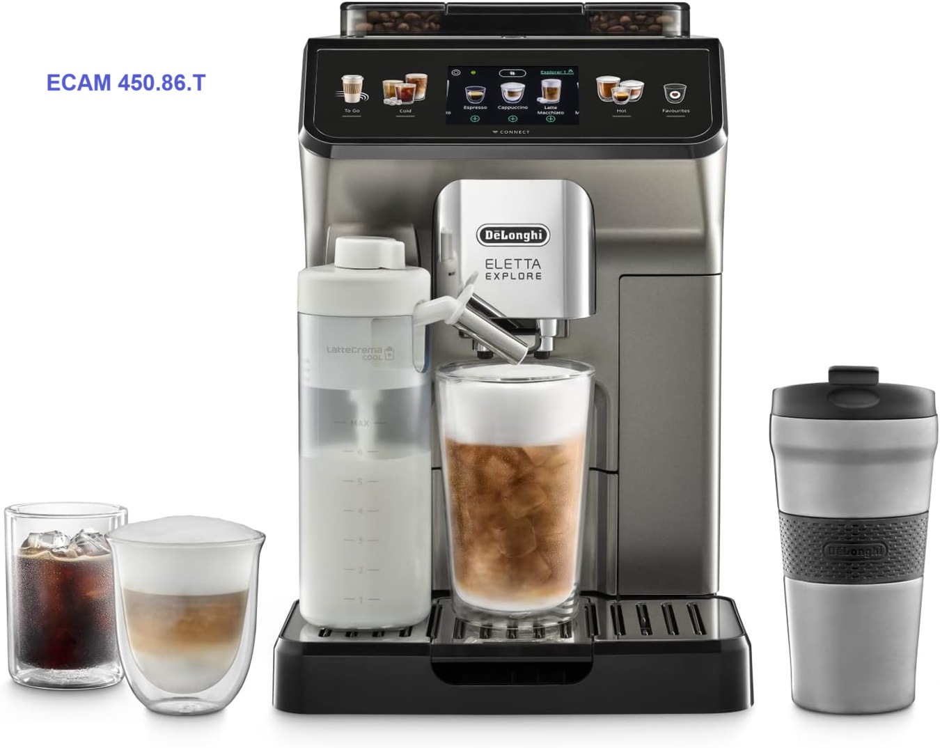 Máy pha cà phê tự động DeLonghi ECAM Eletta Explore 450.86.T