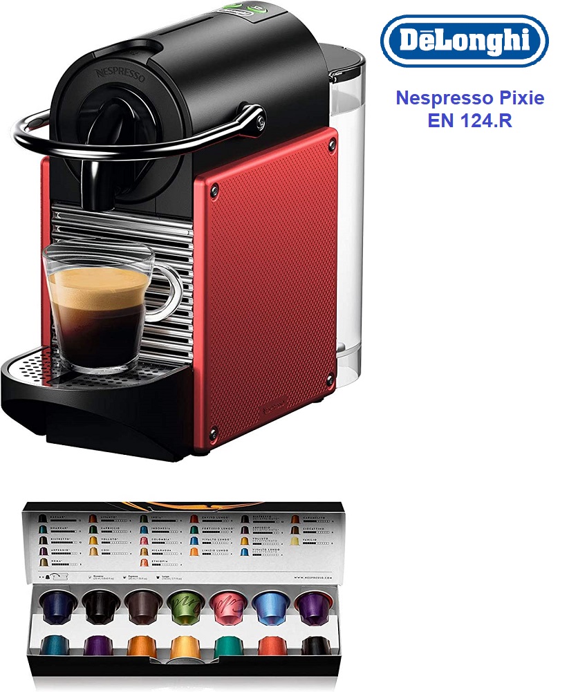 De'Longhi EN 124.S Cafetière Nespresso Pixie EN124.S 
