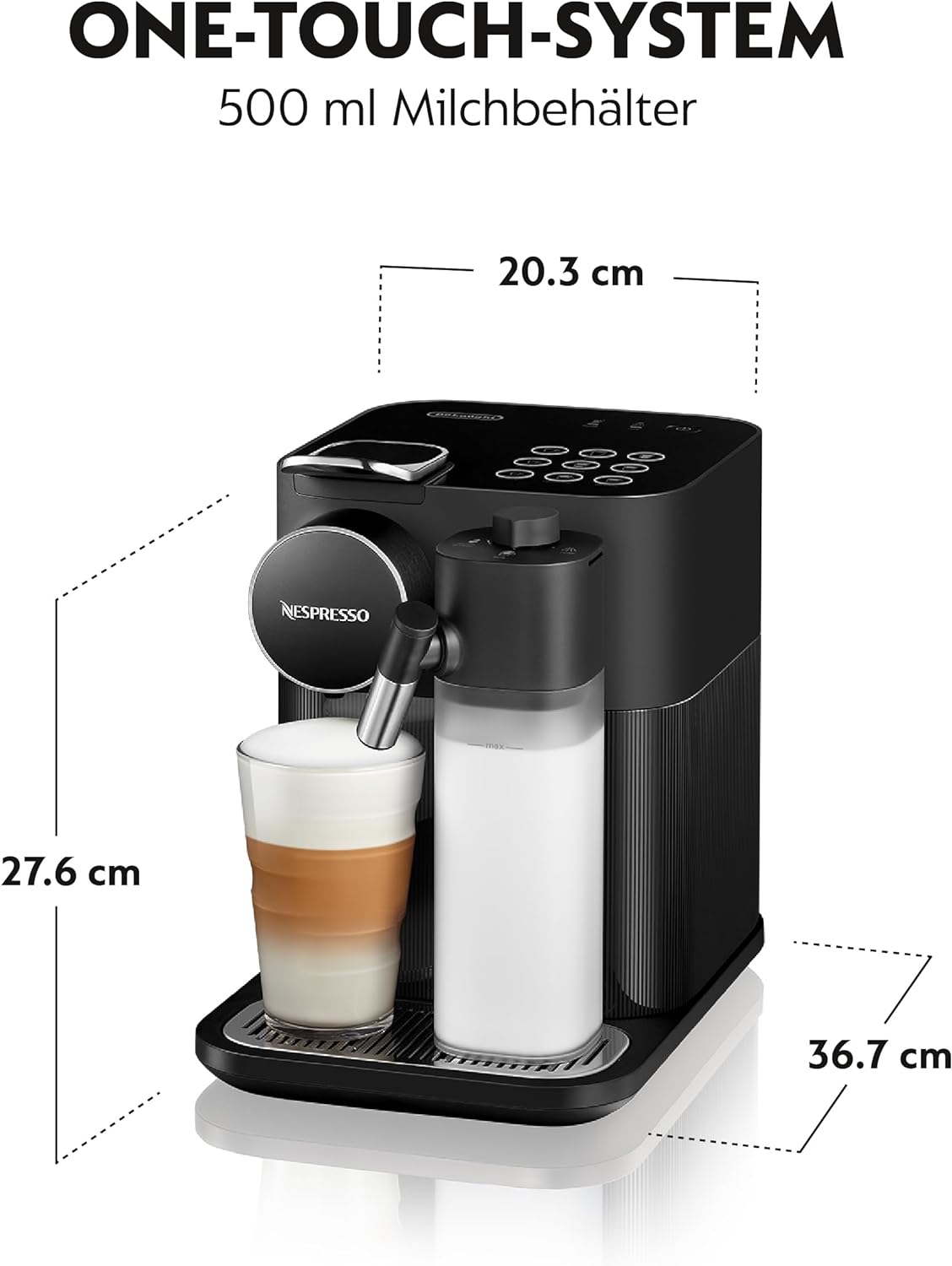 Máy Pha cà phê viên nén Delonghi Nespresso Gran Lattissima EN640.B