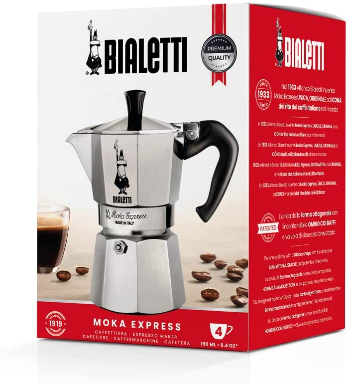 Ấm pha cà phê Bialetti Moka Express 2,3,4,6,9 Cups