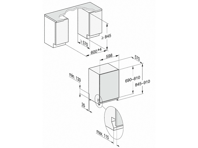 Máy rửa bát Âm tủ Miele G 7595 SCVi XXL AutoDos