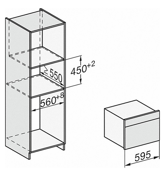 Lò nướng âm tủ Miele H 7440 BMX