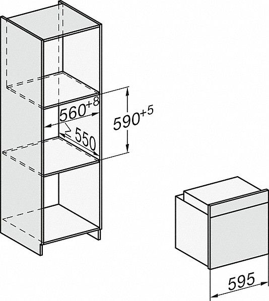 Lò nướng âm tủ Miele H 2860 B