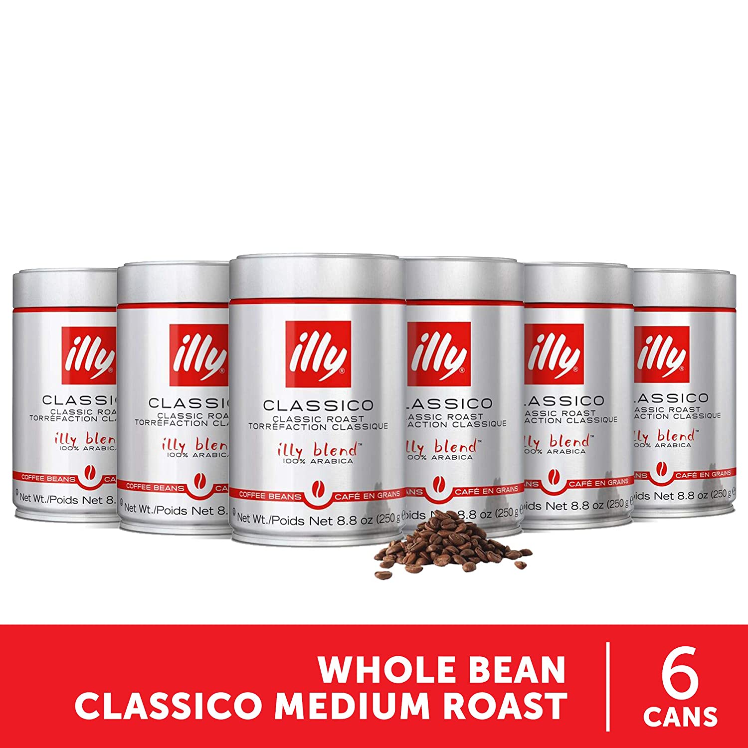 Cà phê hạt đã rang Illy Medium Roast Classico – 250g