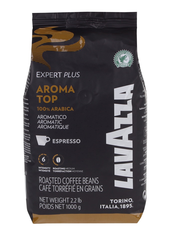 Cà phê hạt đã rang Lavazza Expert Aroma Top 1000g