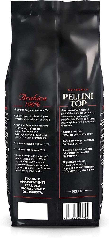 Cà phê hạt đã rang Pellini TOP 100% Arabica