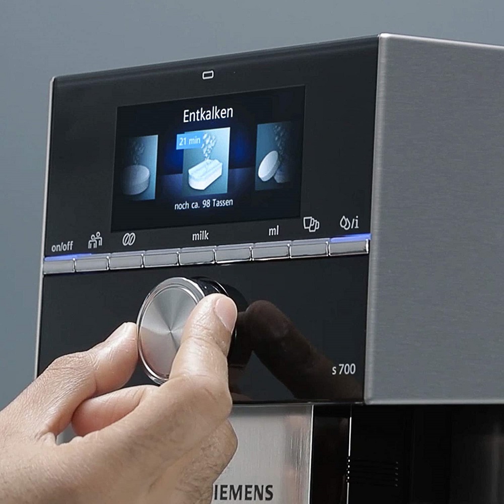 Viên tẩy cặn  (Descaling) EQ.series 2in1 TZ80002A máy pha cà phê tự động Siemens, hộp 3 Viên