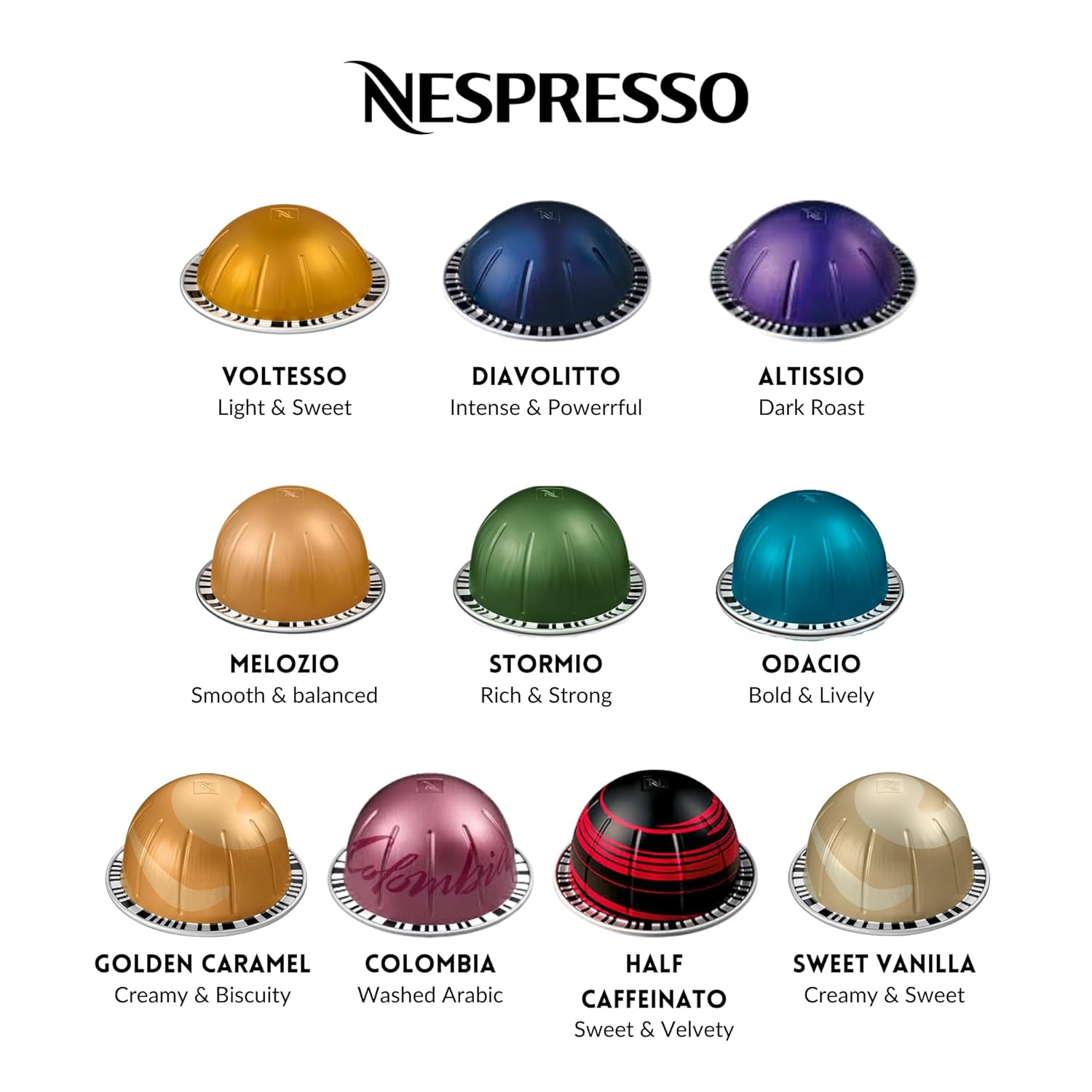 Hộp 12 viên nén cà phê Nespresso Vertuo Date 8-2024