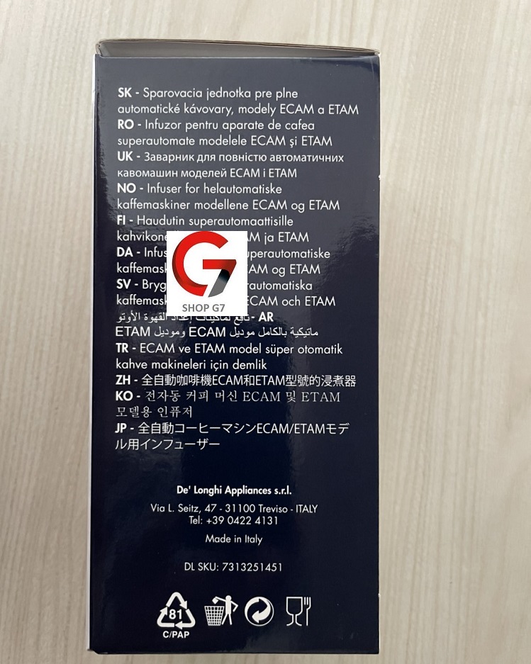 Cối lọc cà phê  Delonghi Magnifica ECAM-ETAM SKU 7313251451