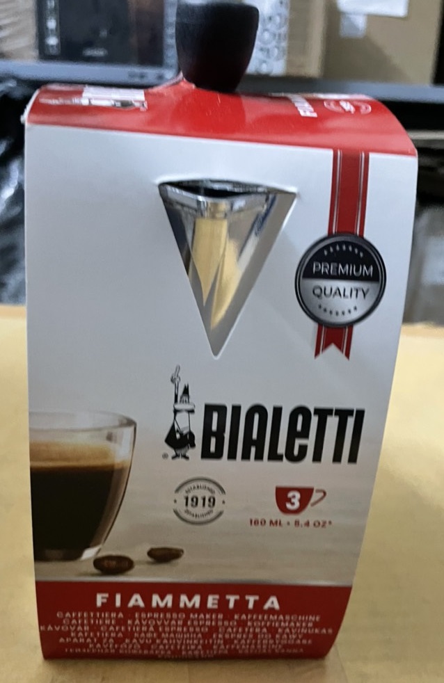 Ấm pha cà phê BIALETTI espresso maker  Fiammetta Nhôm 3 Cups