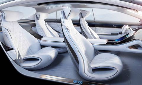 Nội thất siêu tưởng của Mercedes EQS