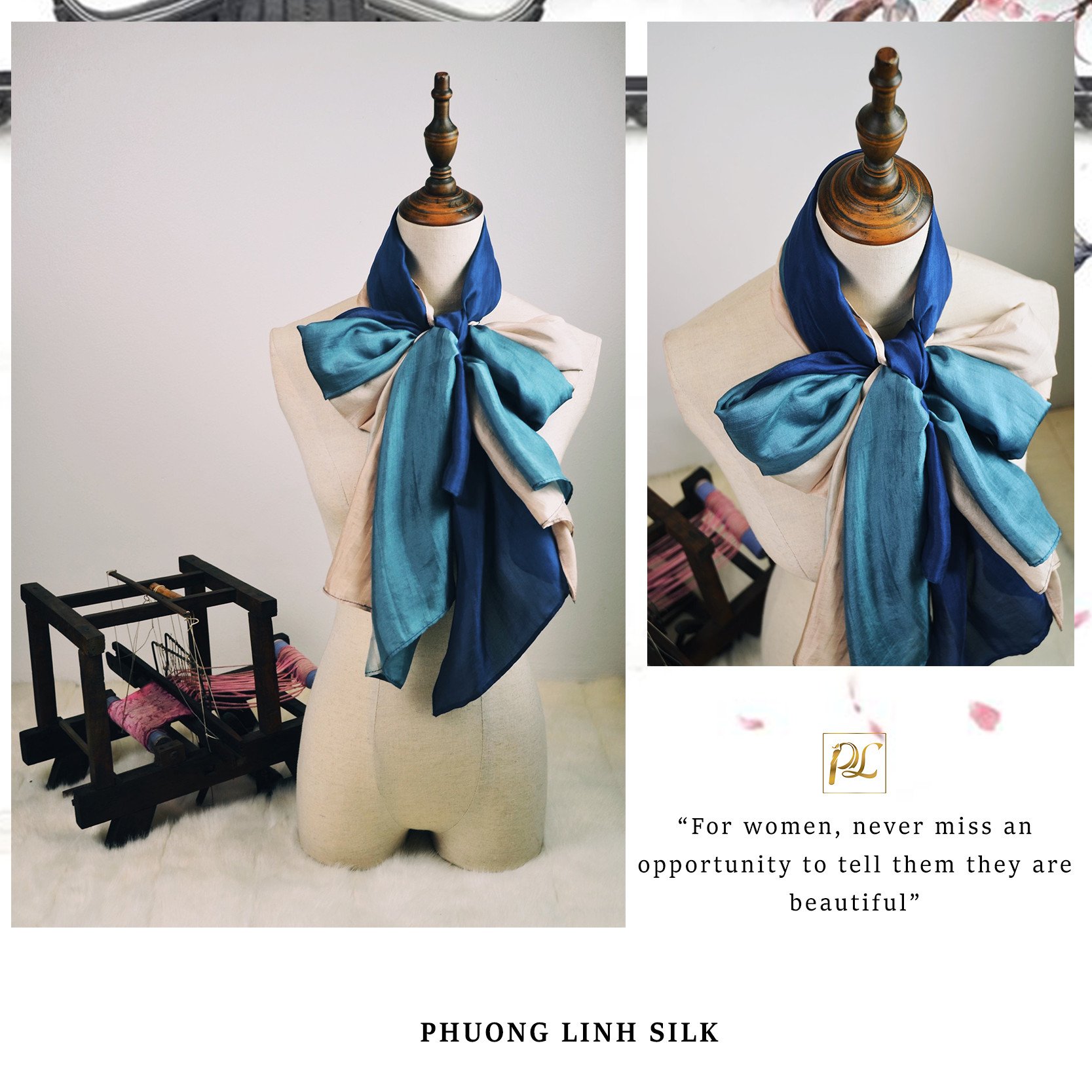 TRỞ NÊN SÀNH ĐIỆU VỚI NHỮNG CÁCH THẮT KHĂN LỤA TƠ TẰM ĐƠN GIẢN.