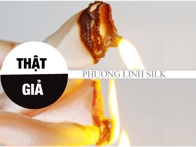 CÁCH NHẬN BIẾT LỤA TƠ TẰM THẬT HAY GIẢ.