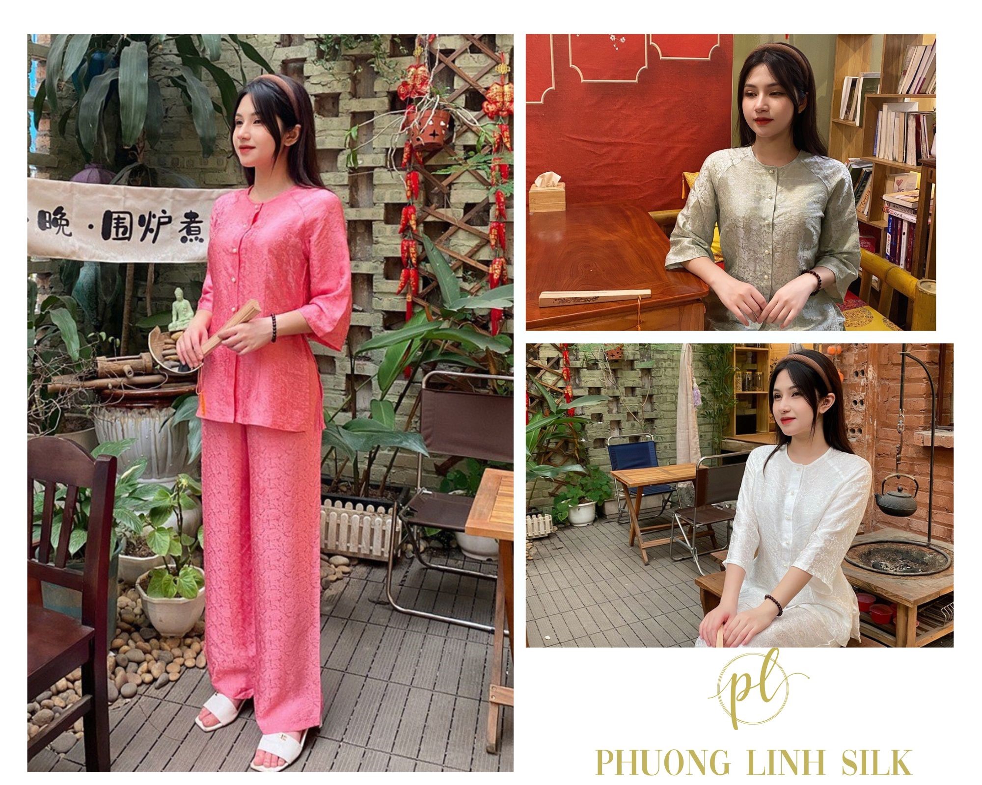 Địa Chỉ Bán Set Bà Ba Lụa Cao Cấp Đẹp Nhất Hà Nội