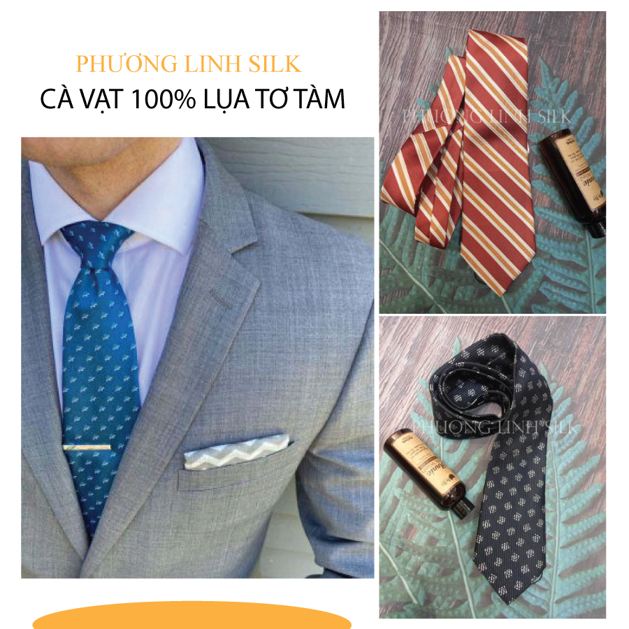 CÀ VẠT LỤA TƠ TẰM CAO CẤP CHO QUÝ ÔNG, MÓN QUÀ MANG NHIỀU Ý NGHĨA