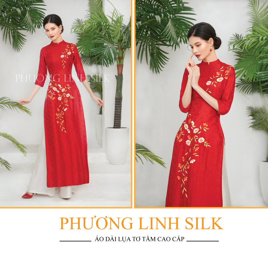 TẠI SAO ÁO DÀI CƯỚI THƯỜNG CÓ MÀU ĐỎ | Phương Linh Silk Tại Sao Áo Dài Cưới Thường Có Màu Đỏ | Phương Linh Silk