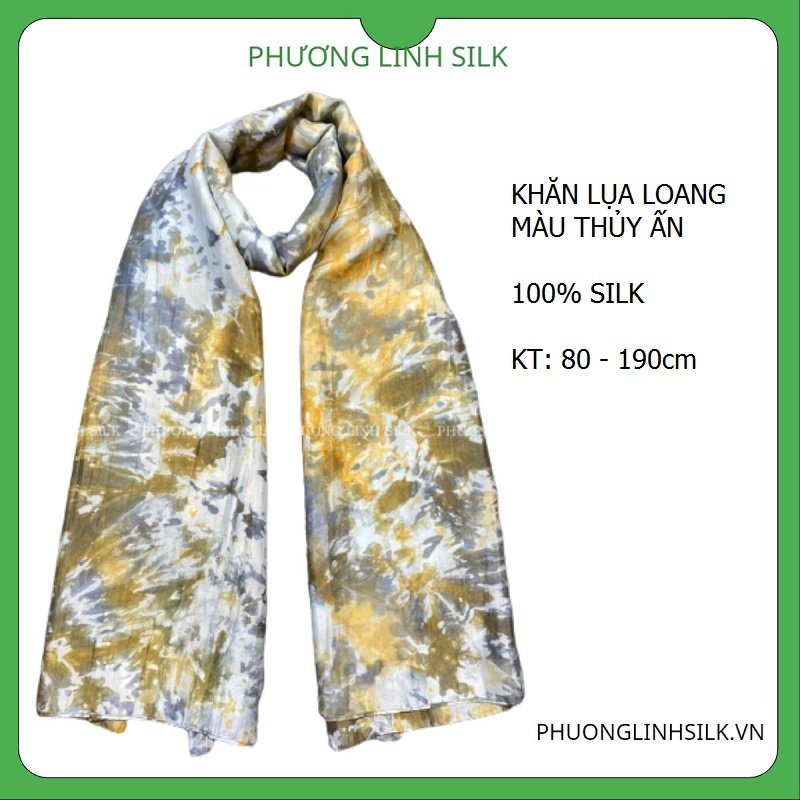 KHĂN LỤA LOANG THỦY ẤN