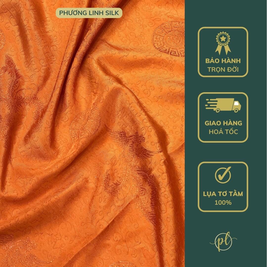 VẢI LỤA VÂN 100% TƠ TẰM