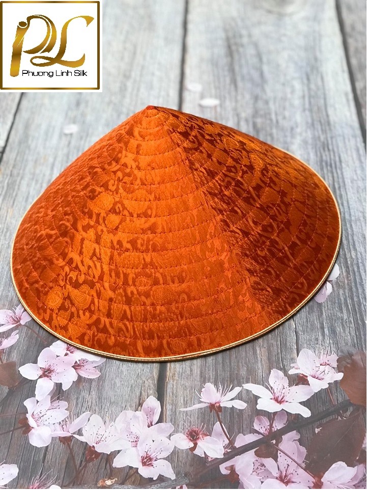 NÓN LÀNG CHUÔNG BỌC LỤA TƠ TẰM KỸ THUẬT VẠN PHÚC FORM NHỎ