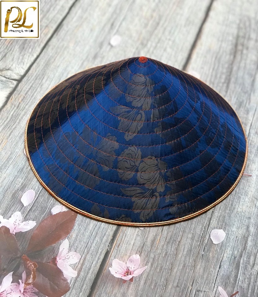 NÓN LÀNG CHUÔNG BỌC LỤA TƠ TẰM KỸ THUẬT VẠN PHÚC FORM NHỎ
