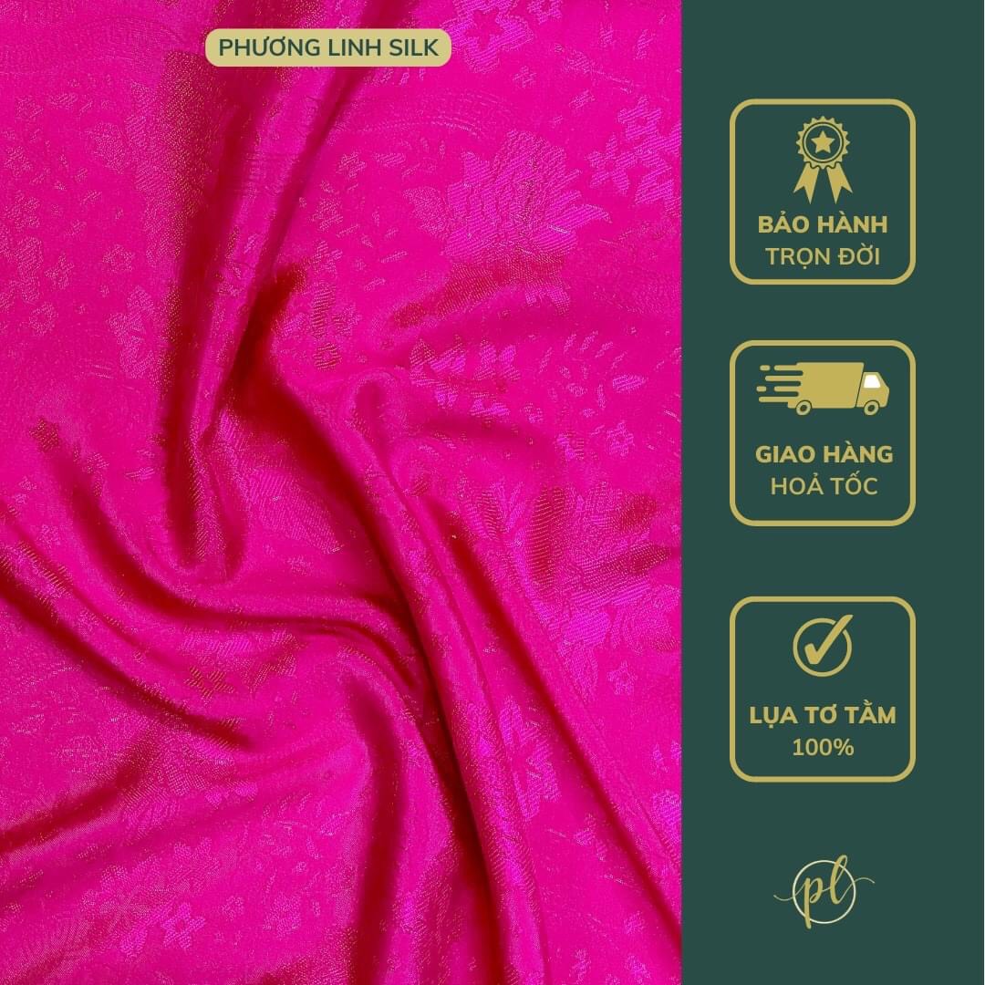 VẢI LỤA VÂN CỔ 100% TƠ TẰM