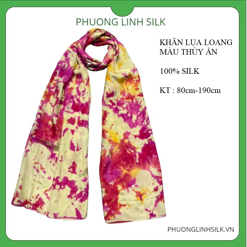 KHĂN LỤA LOANG THỦY ẤN