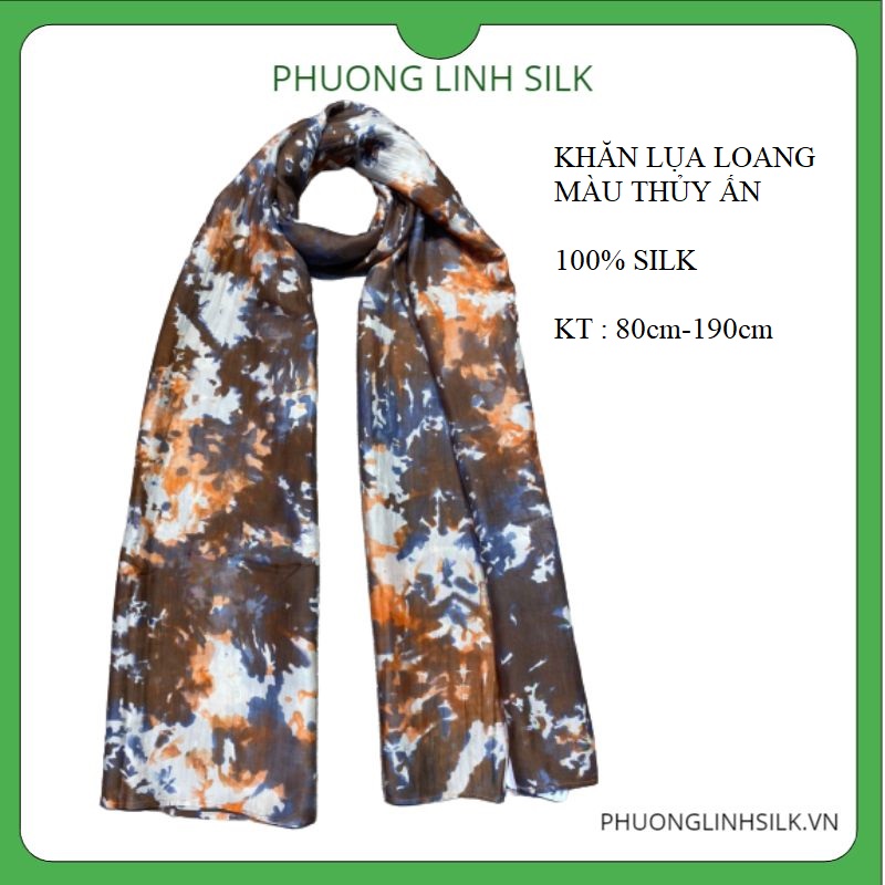 KHĂN LỤA LOANG THỦY ẤN