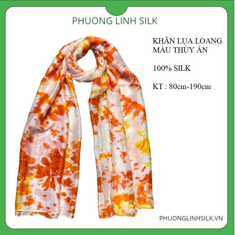 KHĂN LỤA LOANG THỦY ẤN