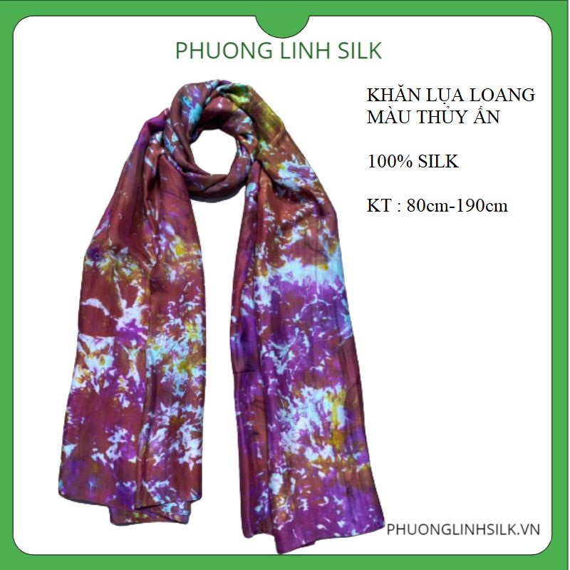 KHĂN LỤA LOANG THỦY ẤN