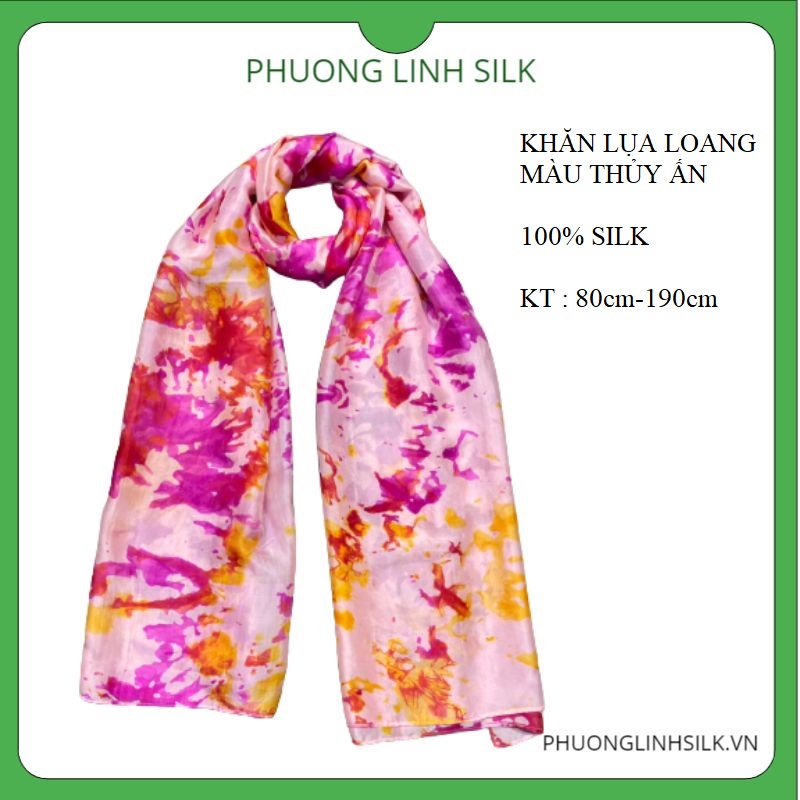 KHĂN LỤA LOANG THỦY ẤN