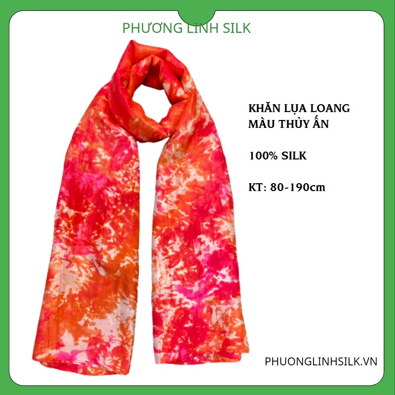 KHĂN LỤA LOANG THỦY ẤN