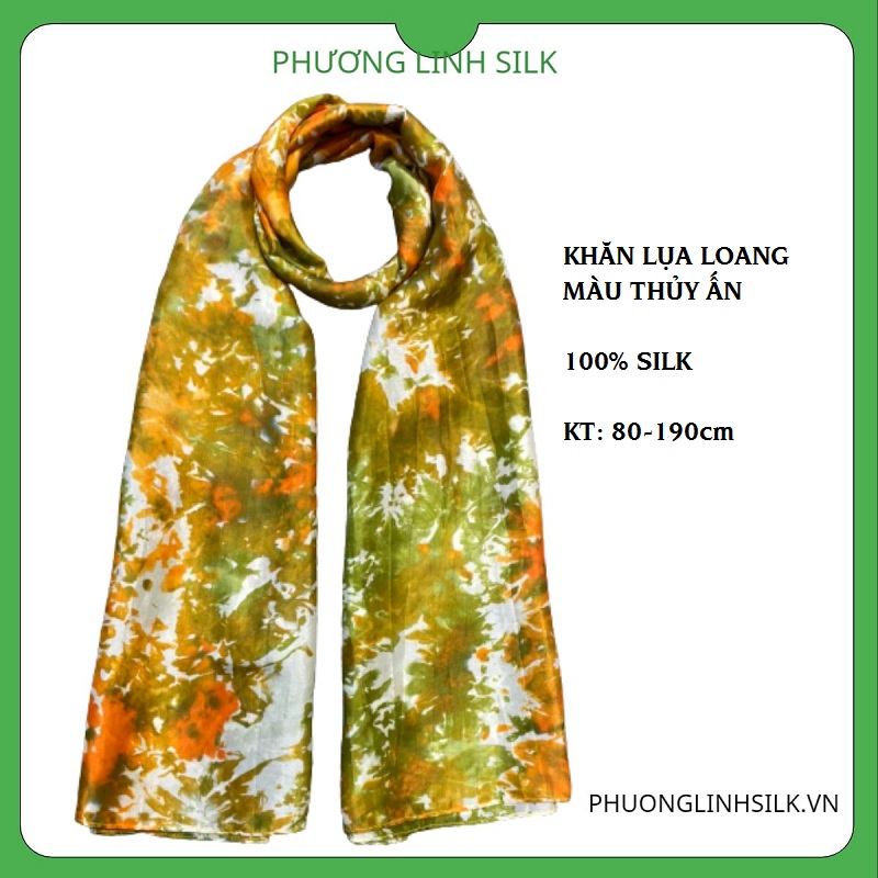 KHĂN LỤA LOANG THỦY ẤN