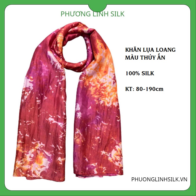 KHĂN LỤA LOANG THỦY ẤN