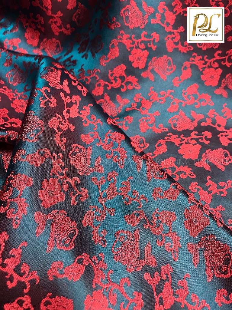 VẢI LỤA SATIN TƠ TẰM CÁ NGỰ
