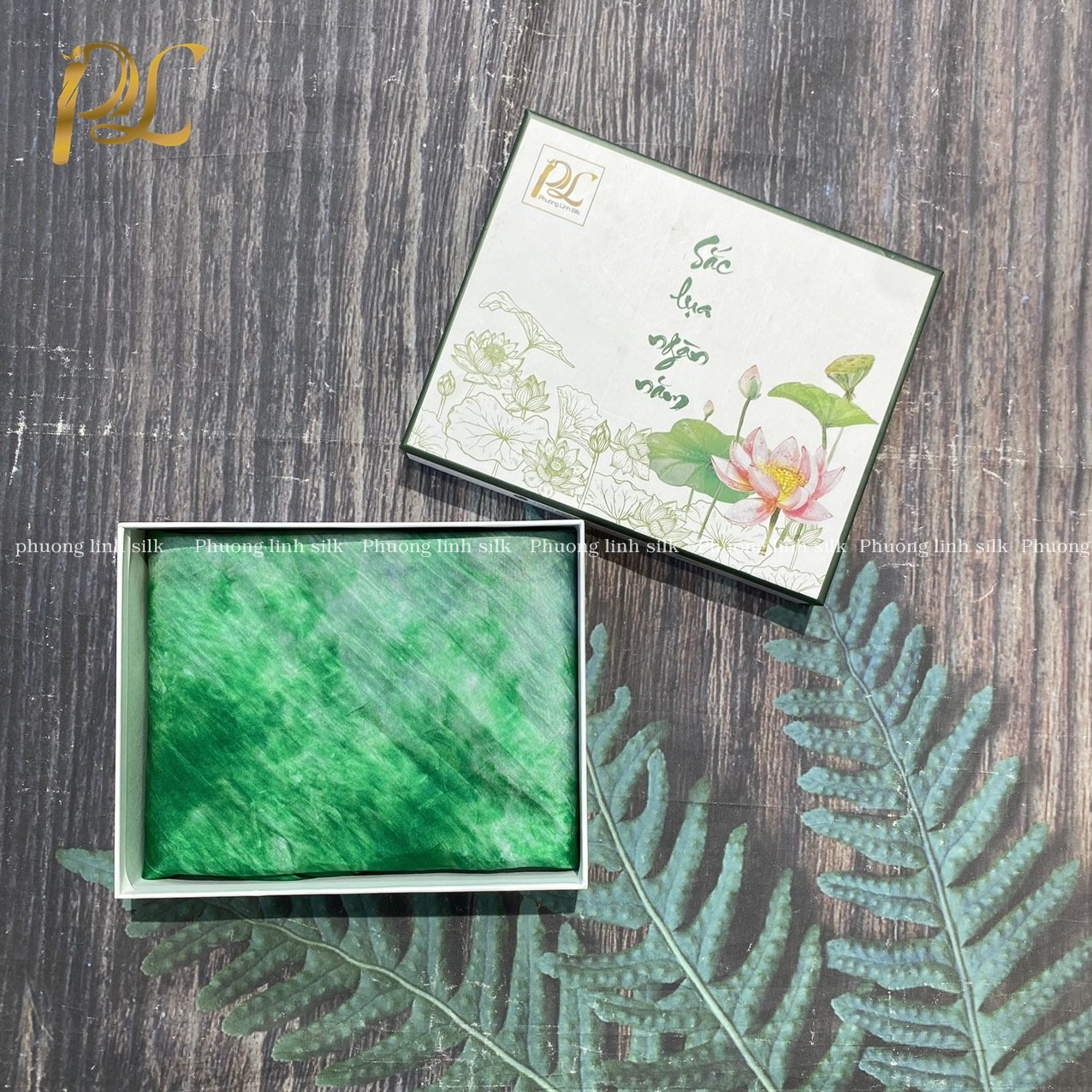 KHĂN LỤA NHẸ 100% TƠ TẰM LOANG KHỐI