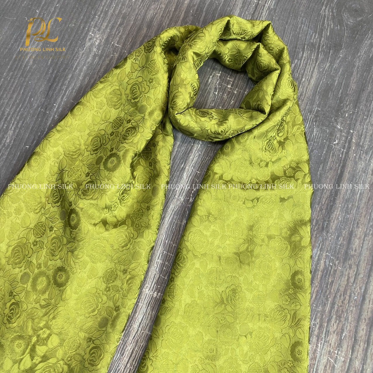 KHĂN LỤA VÂN CỔ TRUYỀN 100% TƠ TẰM 14