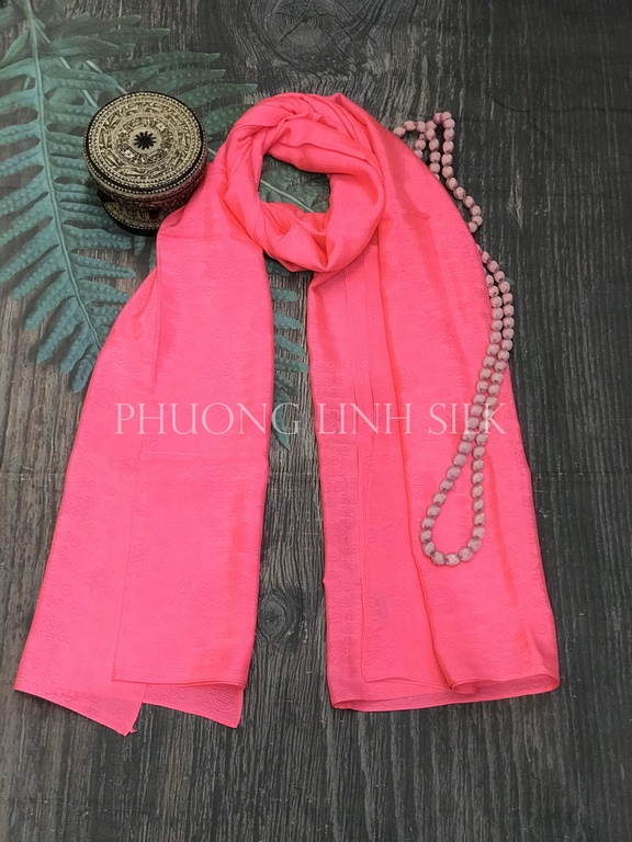 KHĂN LỤA VÂN CỔ TRUYỀN 100% TƠ TẰM 09