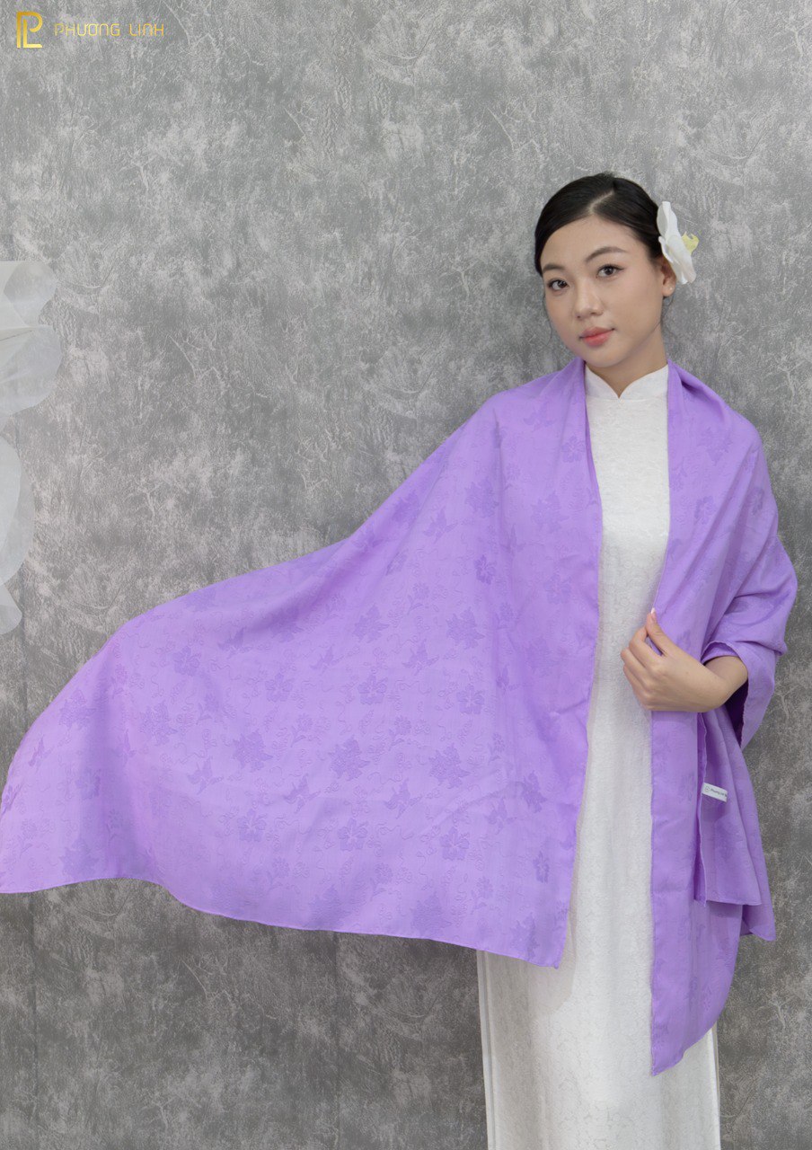 KHĂN LỤA VÂN CỔ TRUYỀN 100% - HÀ ĐÔNG VẠN PHÚC