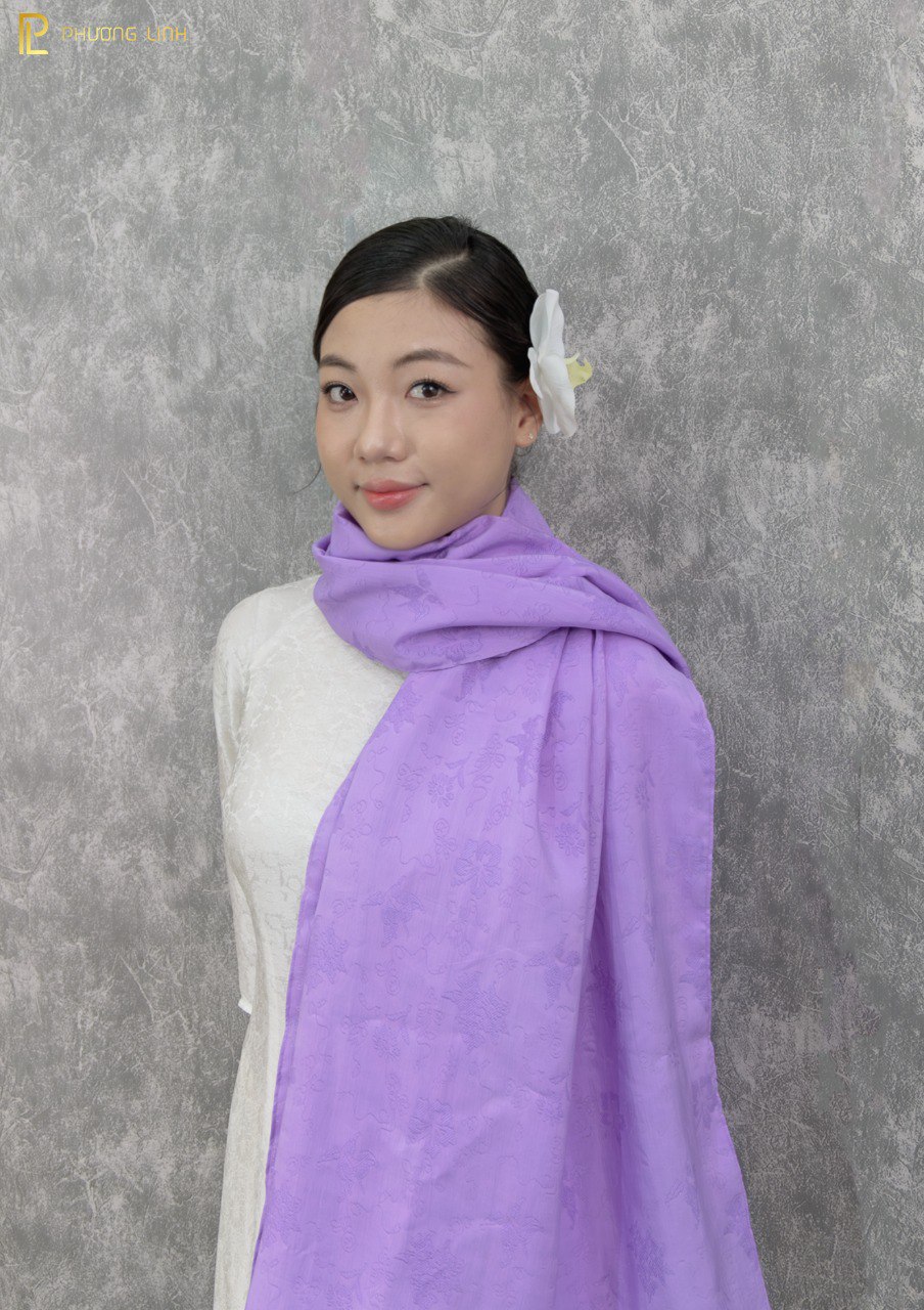 KHĂN LỤA VÂN CỔ TRUYỀN 100% - HÀ ĐÔNG VẠN PHÚC