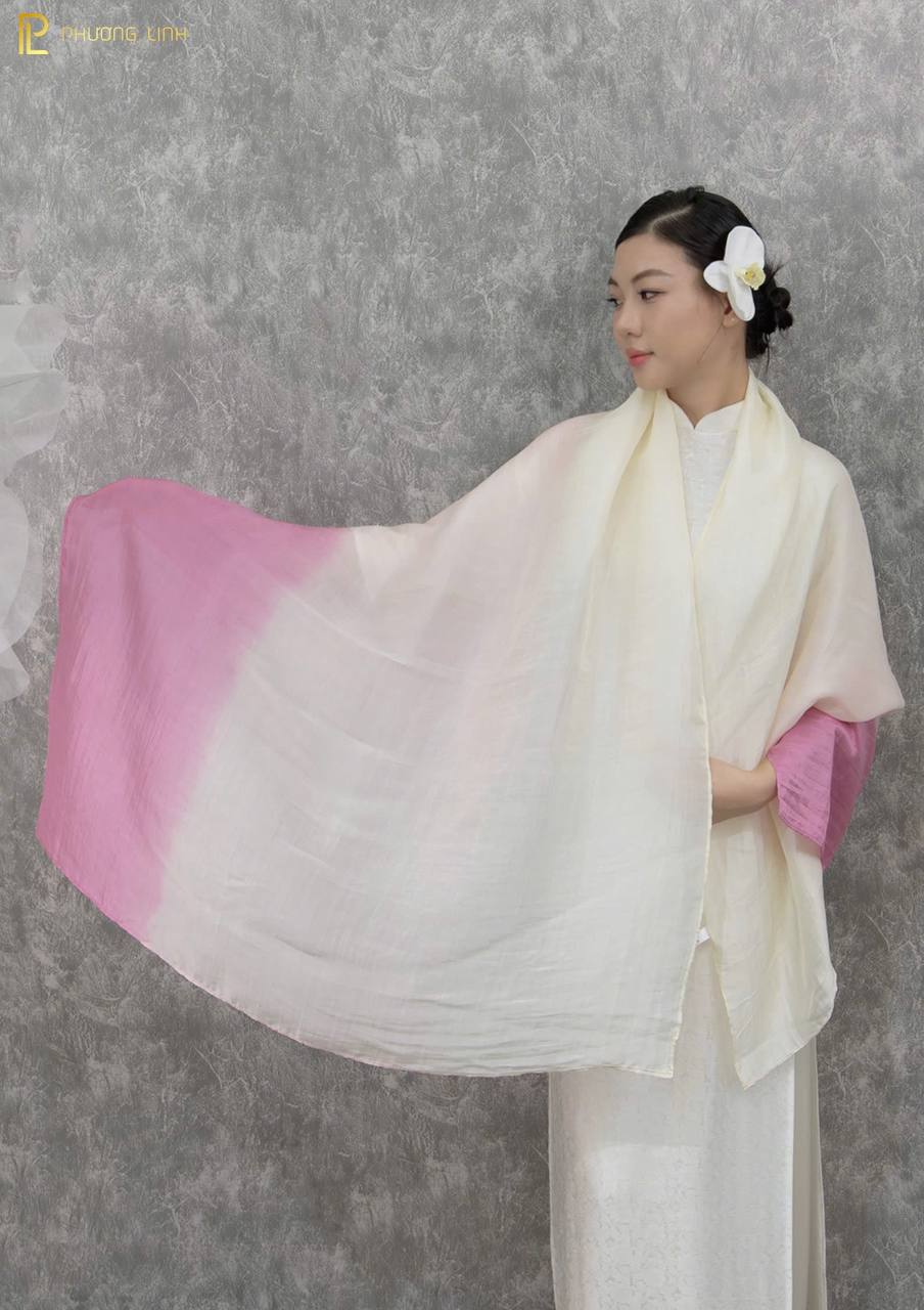 KHĂN LỤA MIX LOANG 3 MÀU