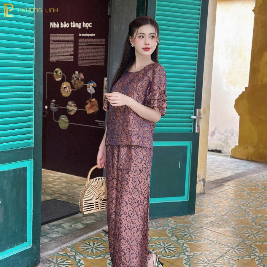 BỘ ĐỒ LỤA TƠ TẰM PHỤC LINH