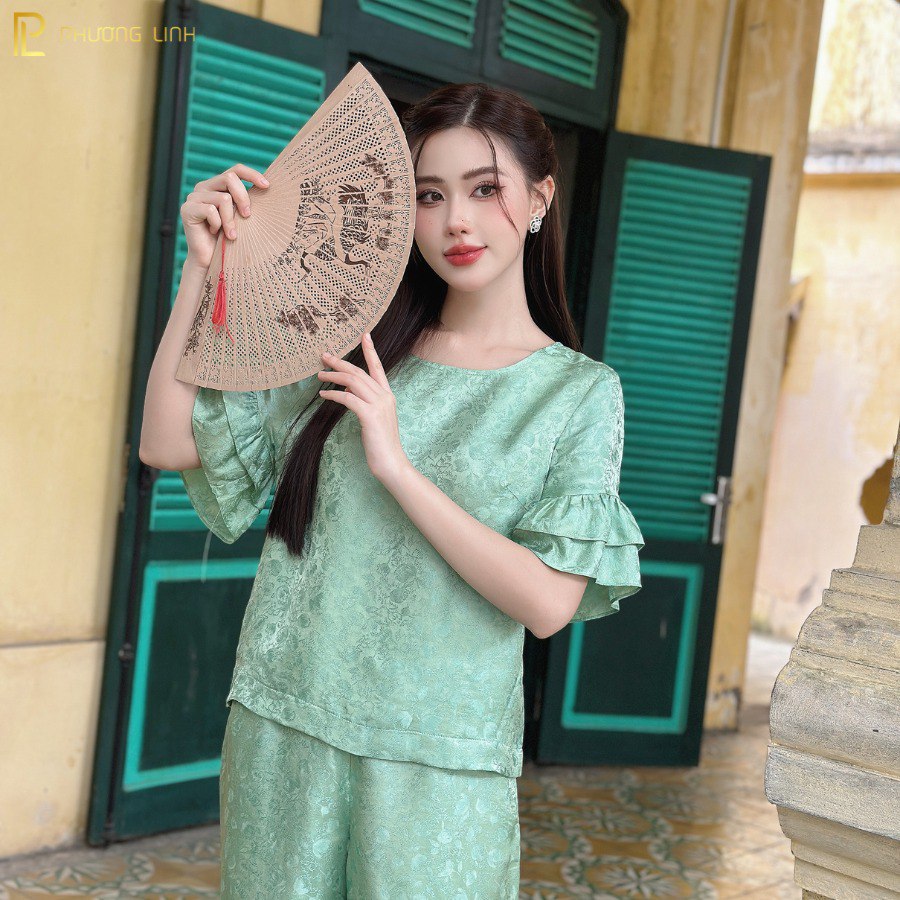 BỘ ĐỒ LỤA TƠ TẰM PHỤC LINH