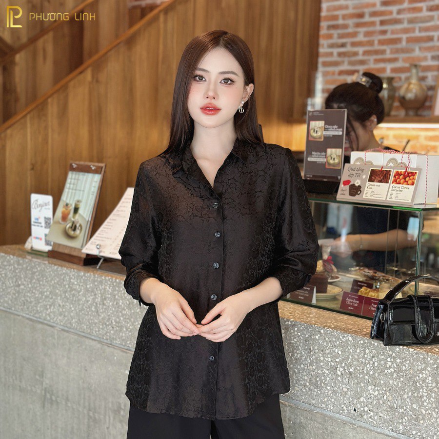 ÁO SƠ MI LỤA TƠ TẰM CÁCH ĐIỆU